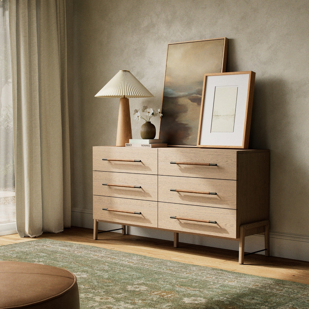 RONAN 6 DRAWER DRESSER