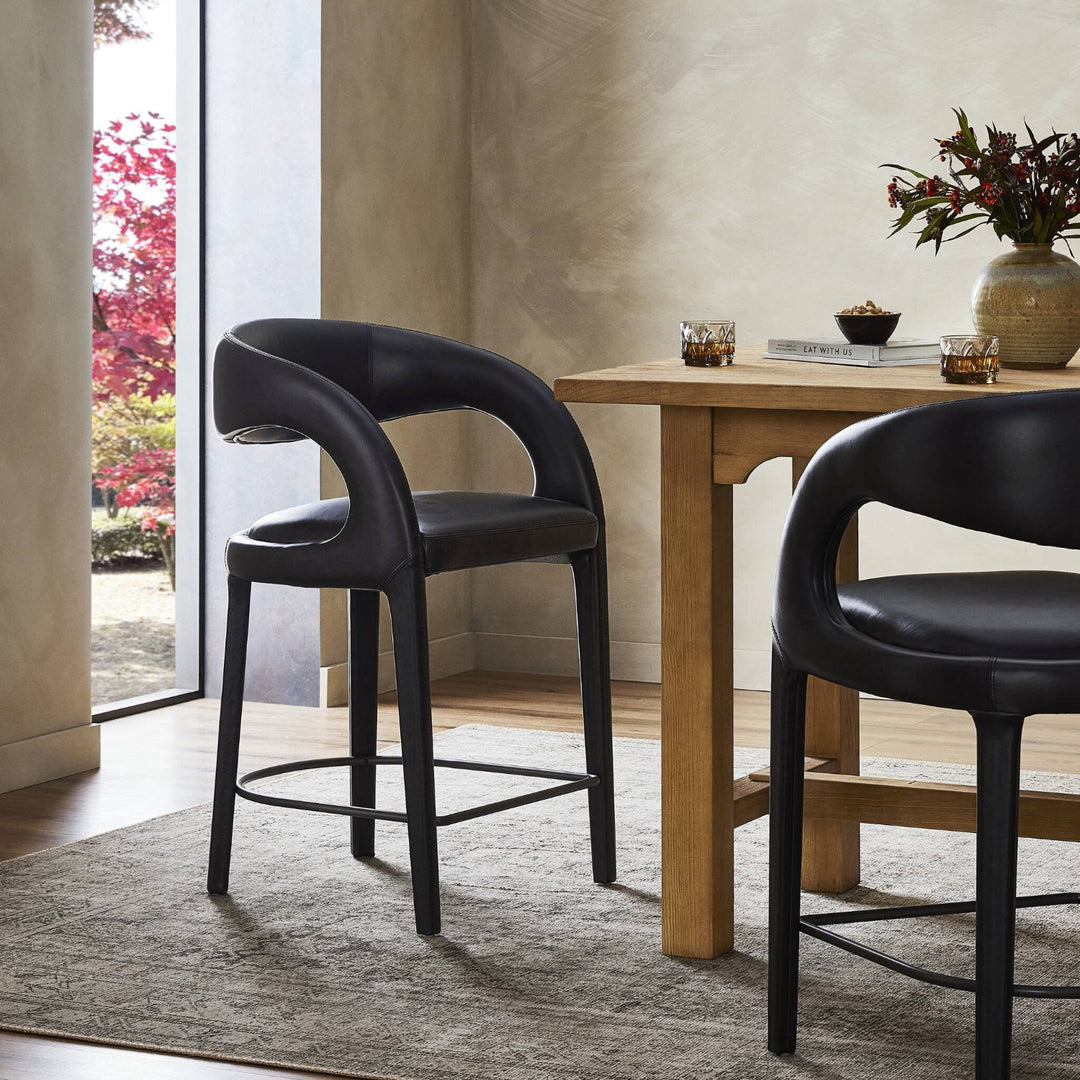 HARLAN BAR + COUNTER STOOL
