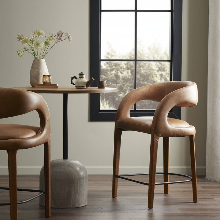 HARLAN BAR + COUNTER STOOL