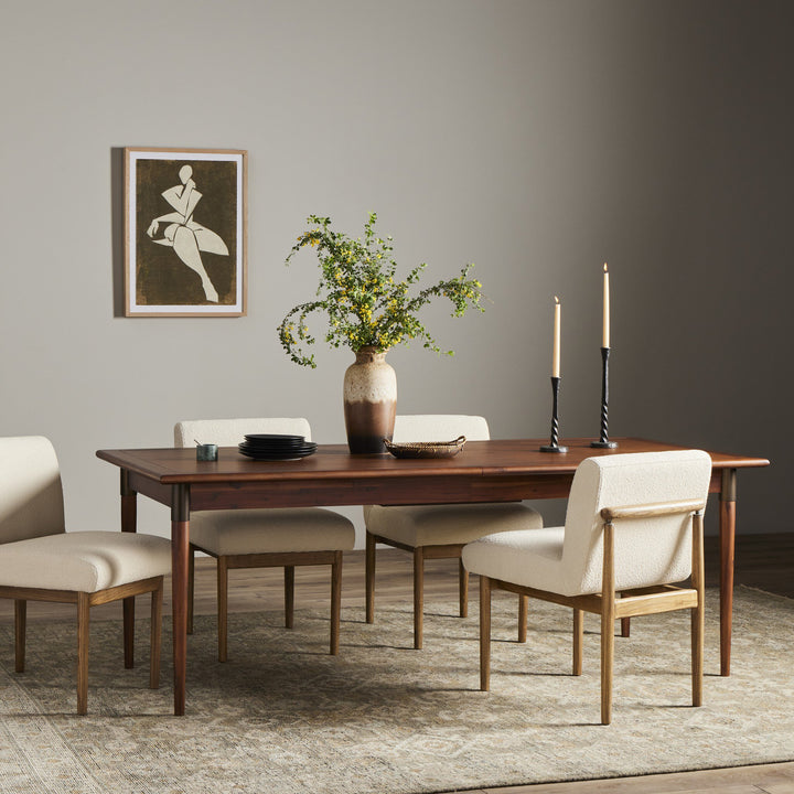 HELEN EXTENSION DINING TABLE 84/104"