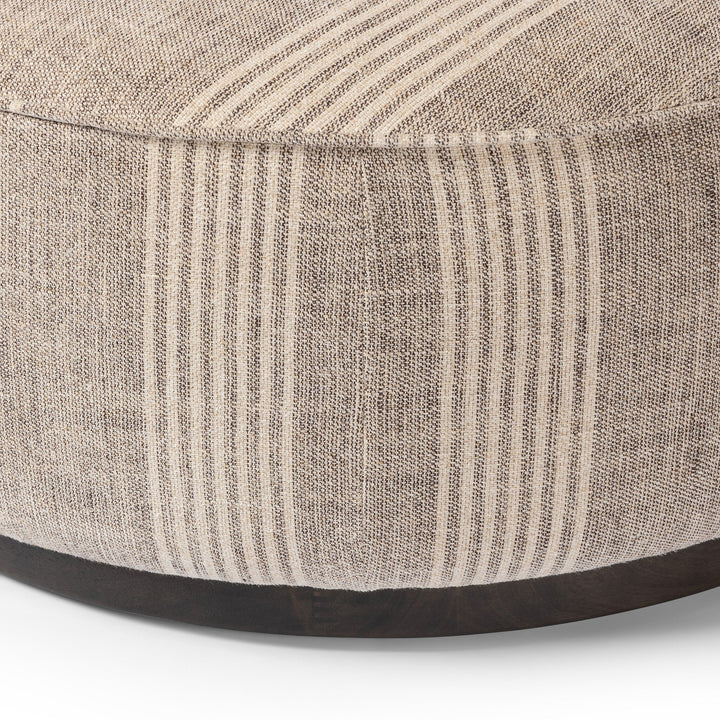 STANLEY LARGE ROUND OTTOMAN