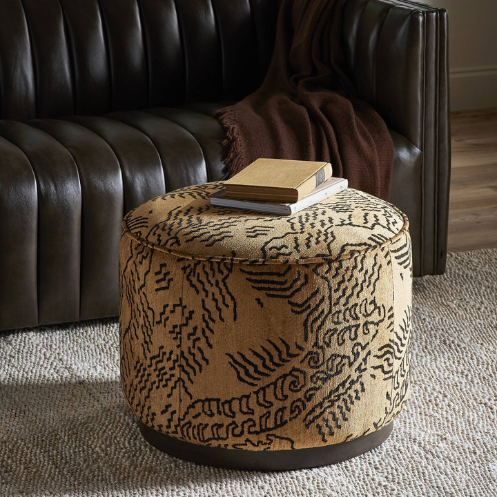 STANLEY ROUND OTTOMAN