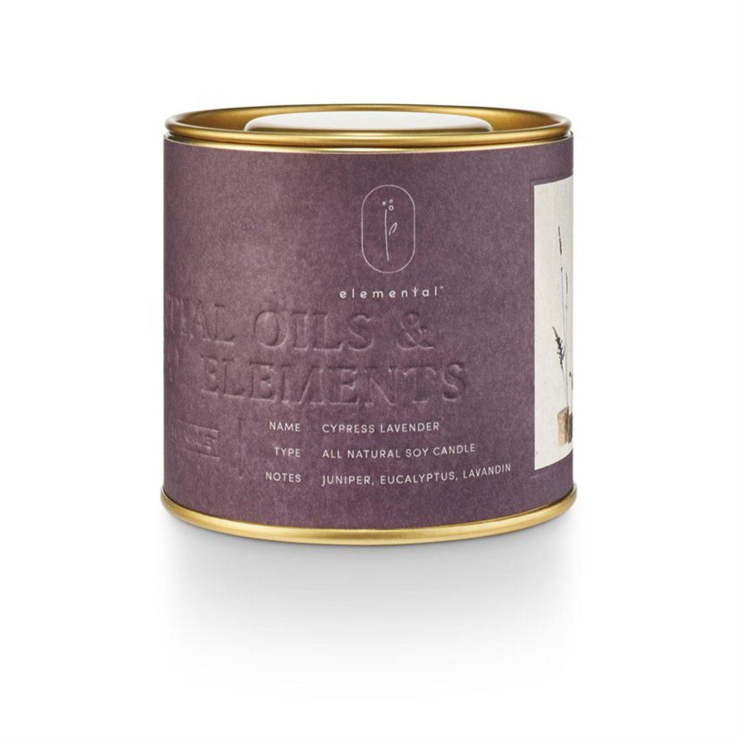 CYPRESS LAVENDER CANDLE TIN