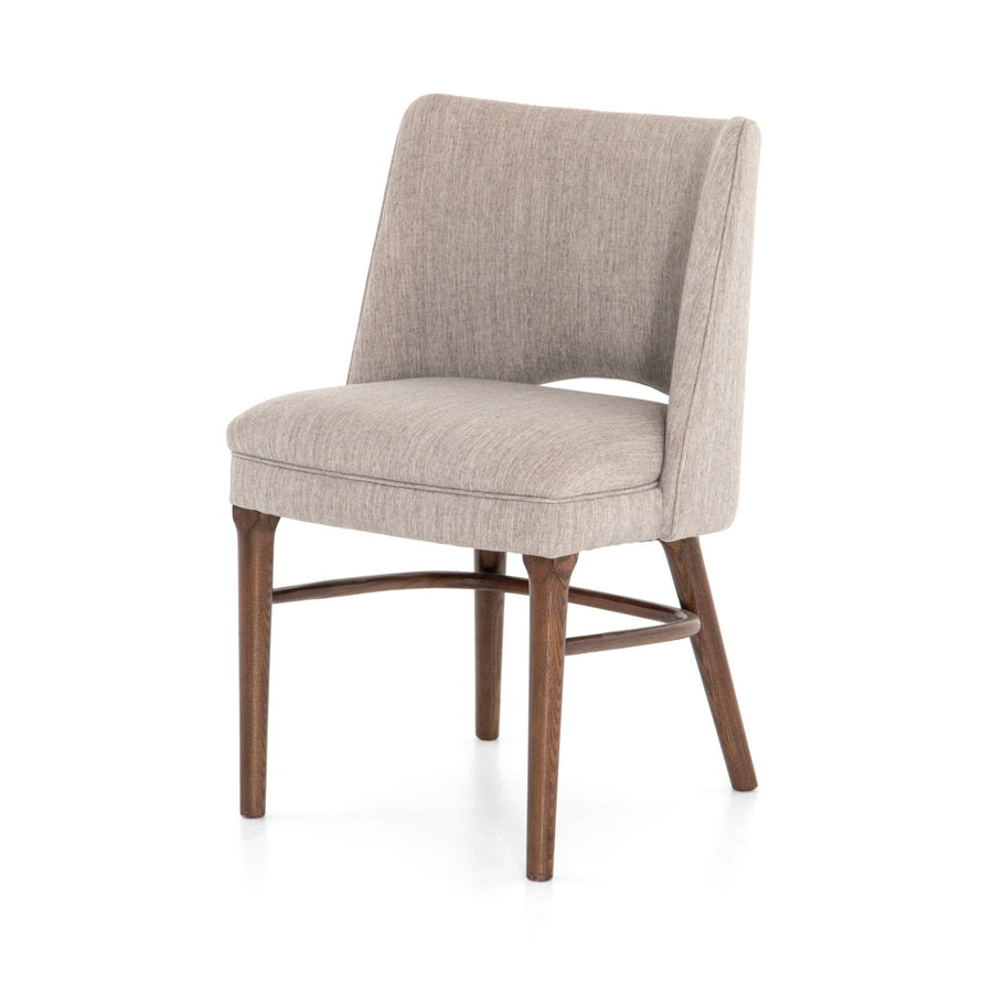 AMY LE FLANNEL DINING CHAIR-Dining Chairs-Bridget's Room