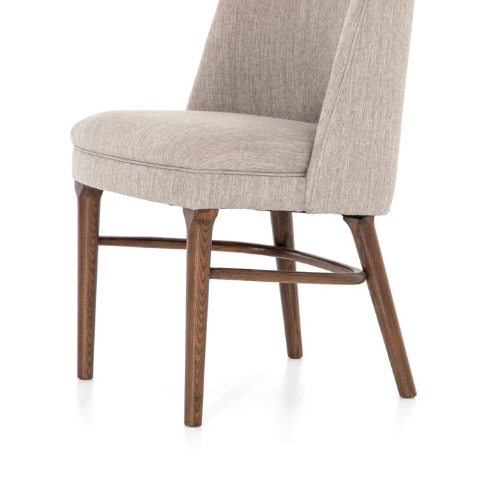 AMY LE FLANNEL DINING CHAIR-Dining Chairs-Bridget's Room