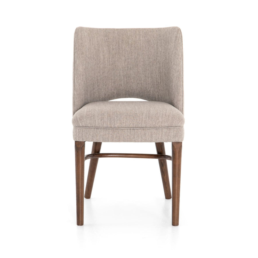AMY LE FLANNEL DINING CHAIR-Dining Chairs-Bridget's Room